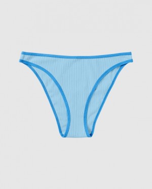 Women's La Senza Bikini Panty Underwear Blue | SBt0Ayz5