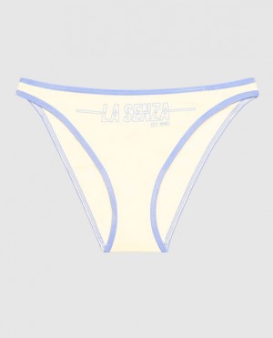 Women's La Senza Bikini Panty Underwear Egret | Oeb1IlCU