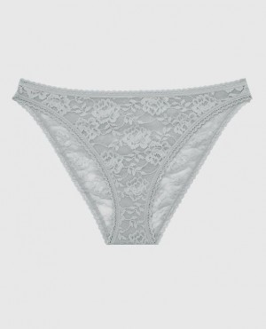 Women's La Senza Bikini Panty Underwear Grey | fBACYYNP