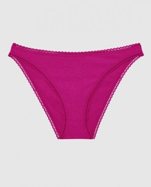 Women's La Senza Bikini Panty Underwear Pink | a9uCiAQo