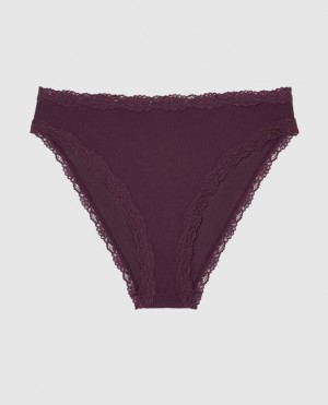 Women's La Senza Bikini Panty Underwear Purple | wjhSN0Y5