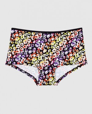 Women's La Senza Boyshort Panty Underwear Multicolor Leopard | ZzFIbAdK