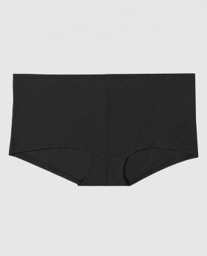 Women's La Senza Boyshort Panty Underwear Black | lDPSnqJS