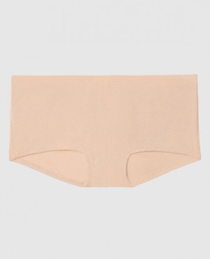 Women's La Senza Boyshort Panty Underwear Rosetan | MWvl03RD