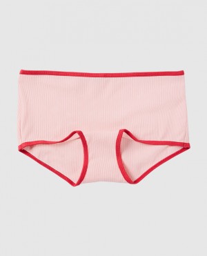 Women's La Senza Boyshort Panty Underwear Pink | TbV7BCTk