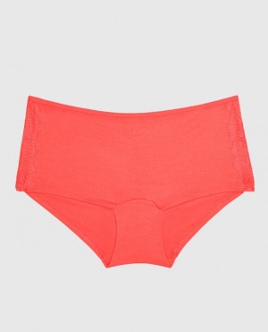 Women's La Senza Boyshort Panty Underwear Red | jlRBN9pM