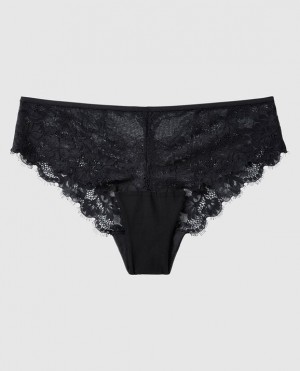 Women's La Senza Cheeky Panty Underwear Black | 6gKnJol9