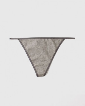 Women's La Senza G-String Panty Underwear Grey | BgGi3Lm6