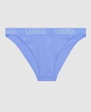 Women's La Senza High Leg Cheeky Panty Underwear Blue | NCFPCPAq