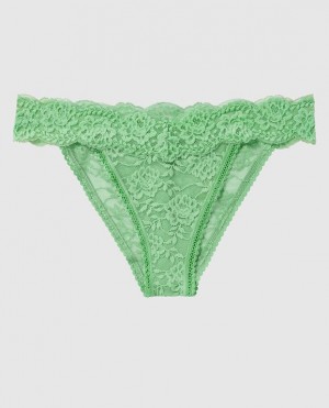 Women's La Senza High Leg Cheeky Panty Underwear Mint | ozIpxtKS