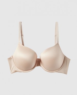 Women's La Senza Lightly Lined Demi Bras Pink | jVJU0UNU