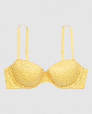 Women's La Senza Lightly Lined Demi Bras Cream | HmjgoAmu