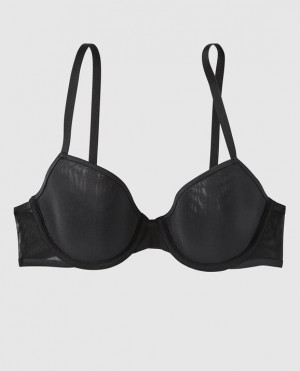 Women's La Senza Lightly Lined Demi Bras Black | NuICVI4W