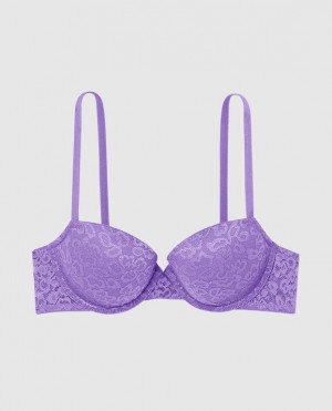 Women's La Senza Lightly Lined Demi Bras Flower | 4WLtWnsP