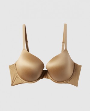 Women's La Senza Lightly Lined Demi Bras Pecan | zOXBvCFg