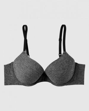 Women's La Senza Lightly Lined Demi Bras Black | mor2ihnw