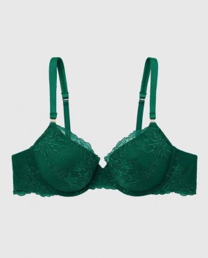 Women's La Senza Lightly Lined Full Coverage Bras Green | 103vm4rJ