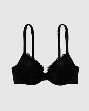 Women's La Senza Lightly Lined Full Coverage Bras Black | EBltLlcc