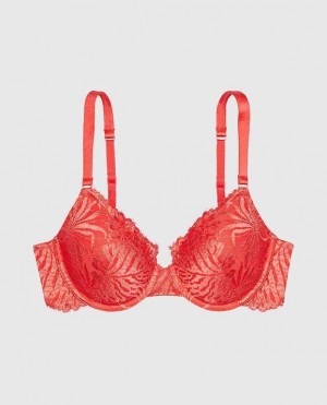 Women's La Senza Lightly Lined Full Coverage Bras Red | yCHdRTBn