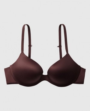 Women's La Senza Push Up Bras Beige | JgVBXVGS