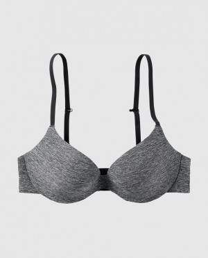 Women's La Senza Push Up Bras Black | pwtNYt2p