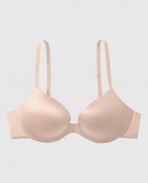 Women's La Senza Push Up Bras Pink | WAABxiwp