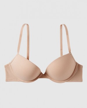 Women's La Senza Push Up Bras Rosetan | 9Kqj9xtb