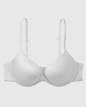 Women's La Senza Push Up Bras White | dDkutI7C