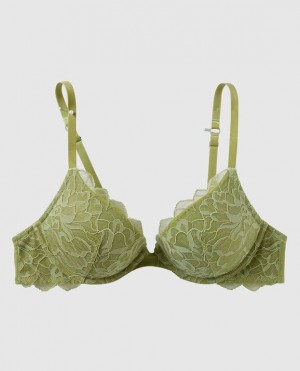 Women's La Senza Push Up Plunge Bras Fern | 0DrPPTHd