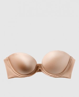 Women's La Senza Strapless Push Up Bras Rosetan | I0tcoS9h