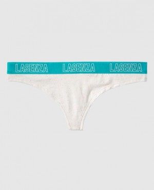 Women's La Senza Thong Panty Underwear Apres Ski Htr | MWyZLTRj