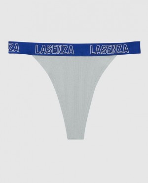 Women's La Senza Thong Panty Underwear Grey | 6zE43C5z