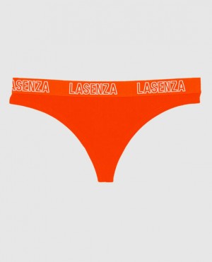 Women's La Senza Thong Panty Underwear Hot Glow | 199bHmaY