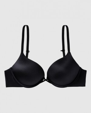 Women's La Senza Up 2 Cup Push Up Bras Black | tomY3K90