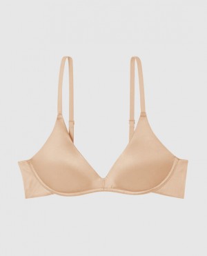 Women's La Senza Wireless Light Push Up Bras Rosetan | gDDG9Ln9