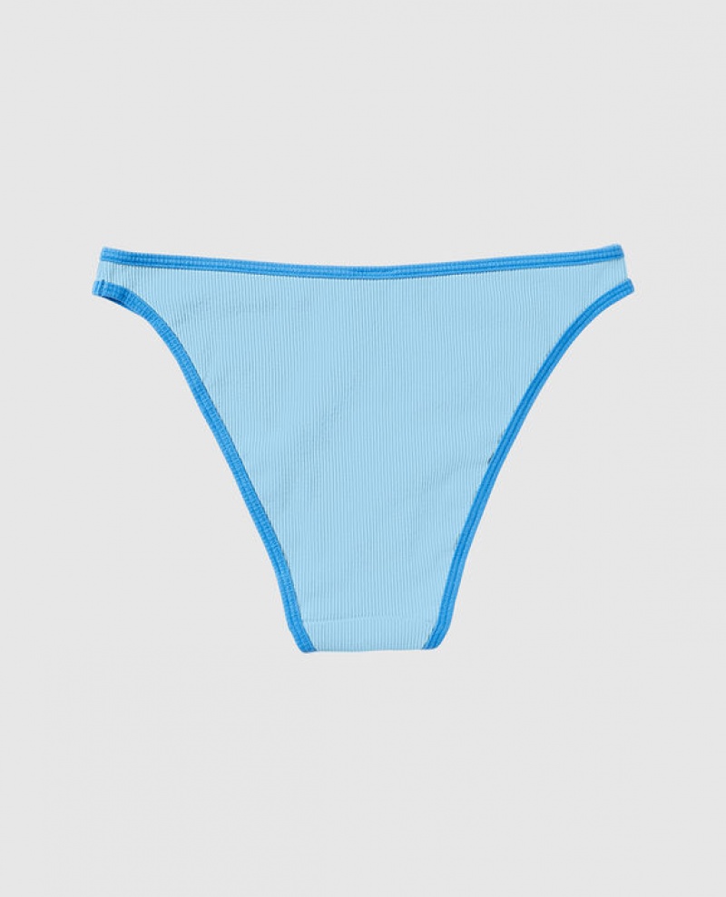 Women's La Senza Bikini Panty Underwear Blue | SBt0Ayz5