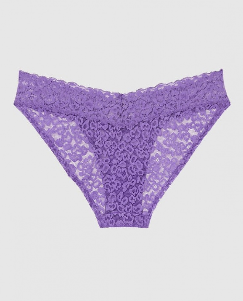 Women's La Senza Bikini Panty Underwear Flower | opdblOu5