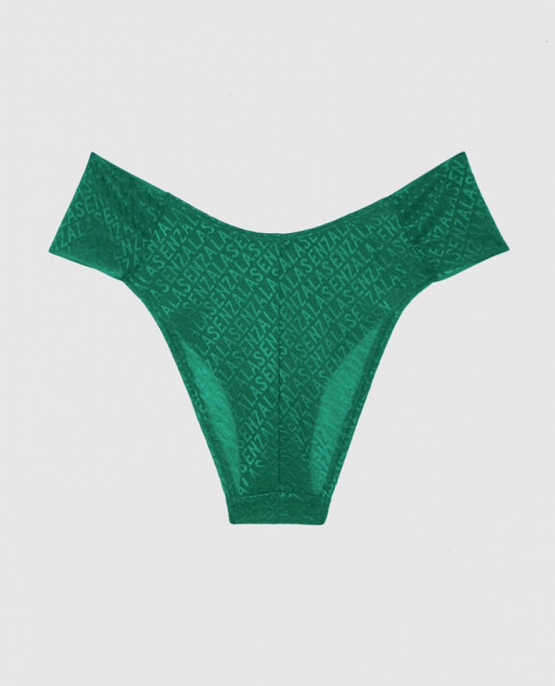 Women's La Senza Bikini Panty Underwear Green | BzuNjdSh