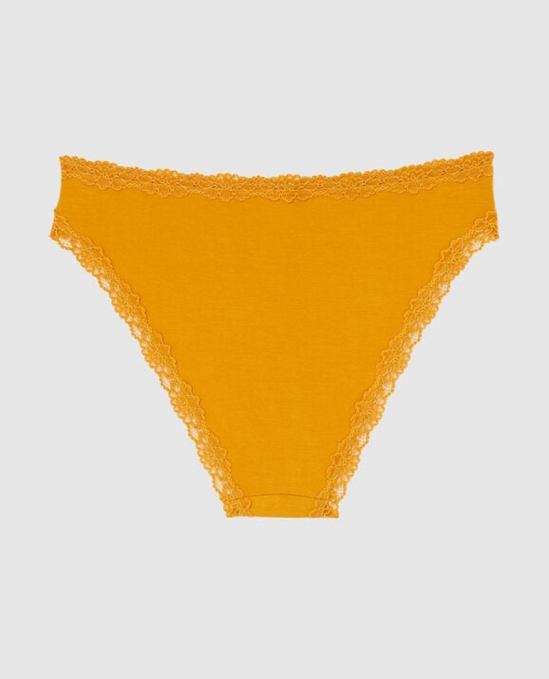 Women's La Senza Bikini Panty Underwear Limonite | 3Bi141fA