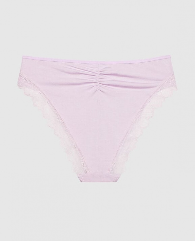 Women's La Senza Bikini Panty Underwear Purple | sewLzuzO