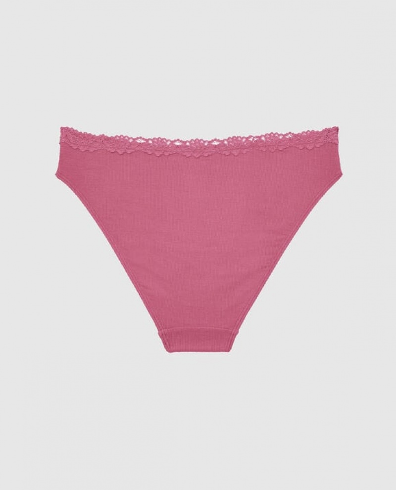 Women's La Senza Bikini Panty Underwear Rose | YKiskmyB