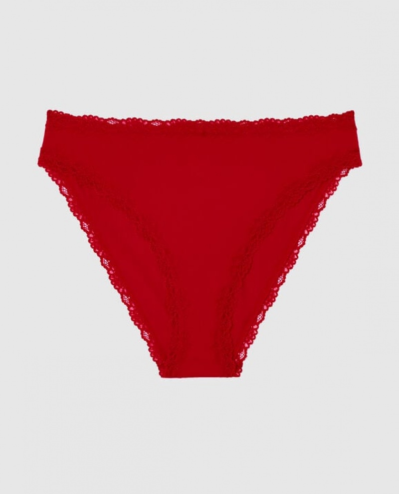 Women\'s La Senza Bikini Panty Underwear Red | KqLKpwJj