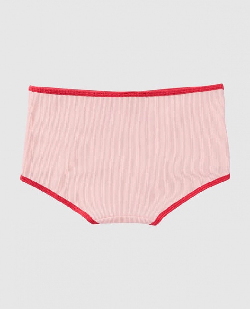 Women's La Senza Boyshort Panty Underwear Pink | TbV7BCTk