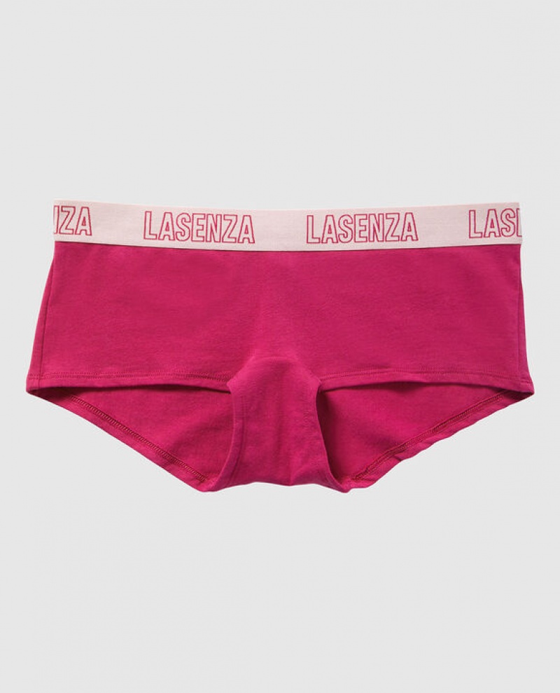 Women\'s La Senza Boyshort Panty Underwear Fuchsia | ABeaBZeI