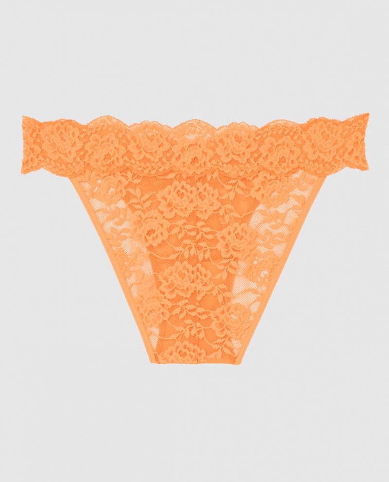 Women's La Senza Cheeky Panty Underwear Apricot | 5rIPJygg