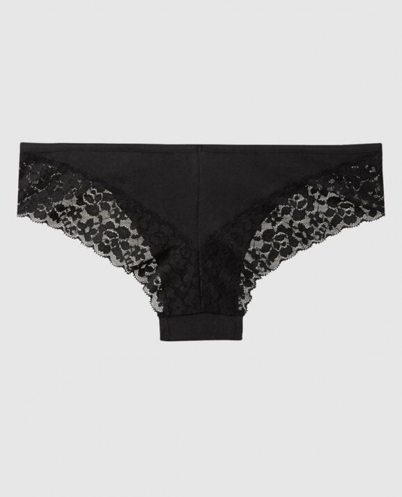 Women's La Senza Cheeky Panty Underwear Black | XLvmxCs2