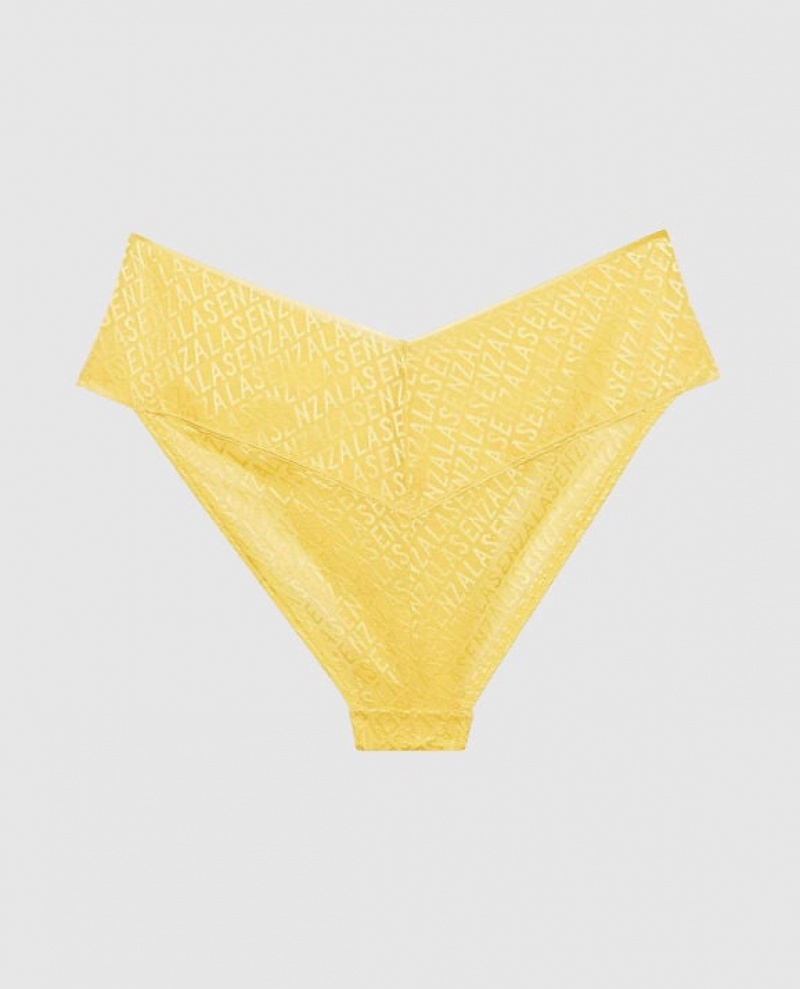 Women's La Senza Cheeky Panty Underwear Cream | pclSP7tB