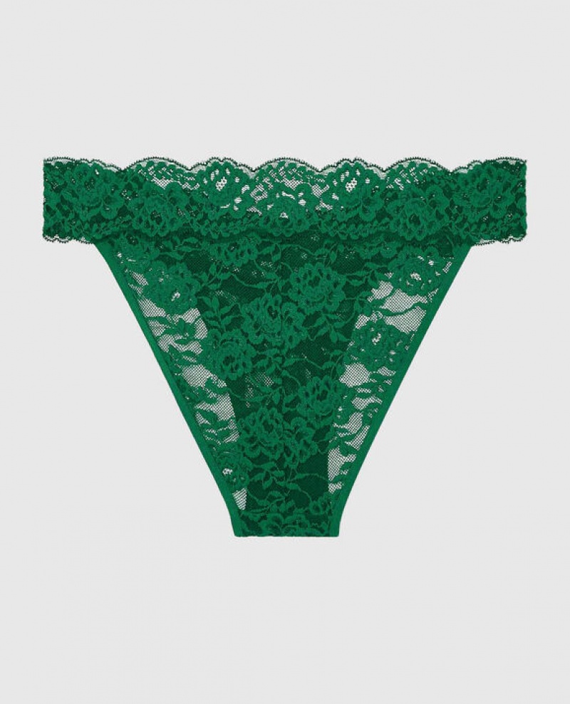 Women's La Senza Cheeky Panty Underwear Green | ExjJ96oR