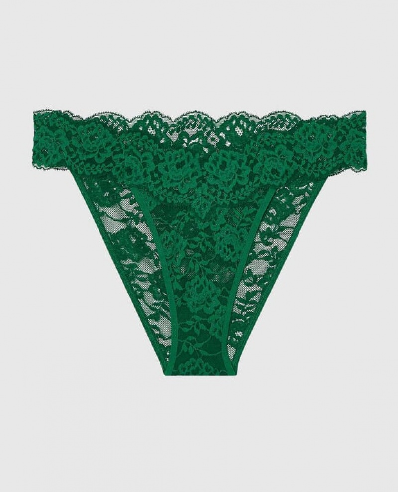 Women\'s La Senza Cheeky Panty Underwear Green | ExjJ96oR