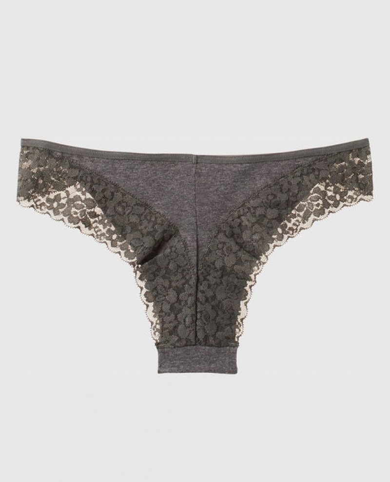 Women's La Senza Cheeky Panty Underwear Grey | W2eA9vlG